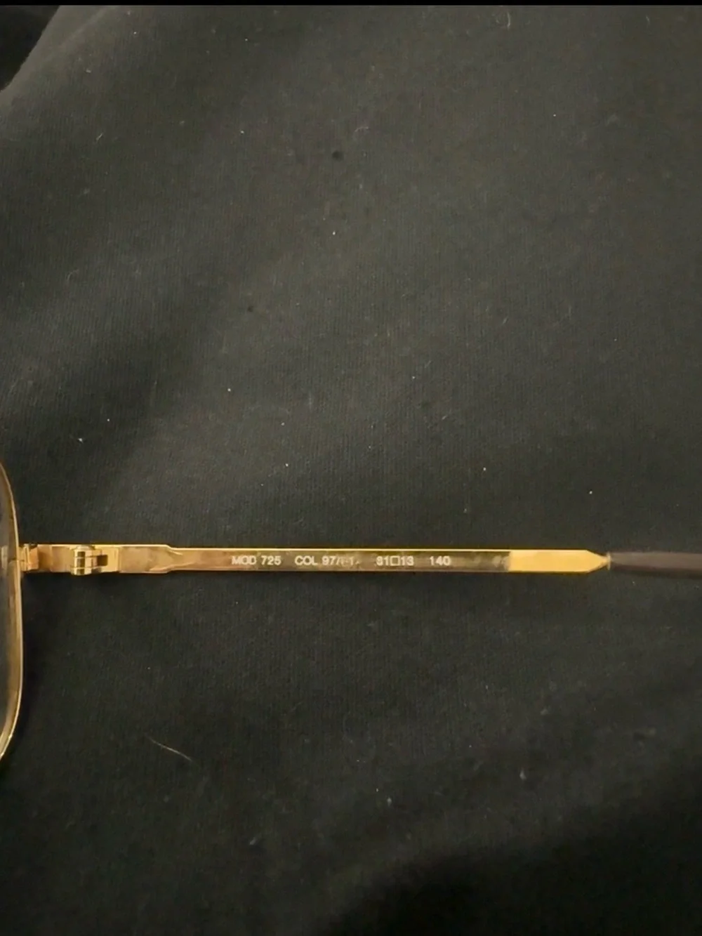 Vintage Cazal Mod 725 Col 97/013 Gold West Germany 80s Aviator Glasses⁠